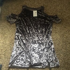Size large Crazy Train velvet top